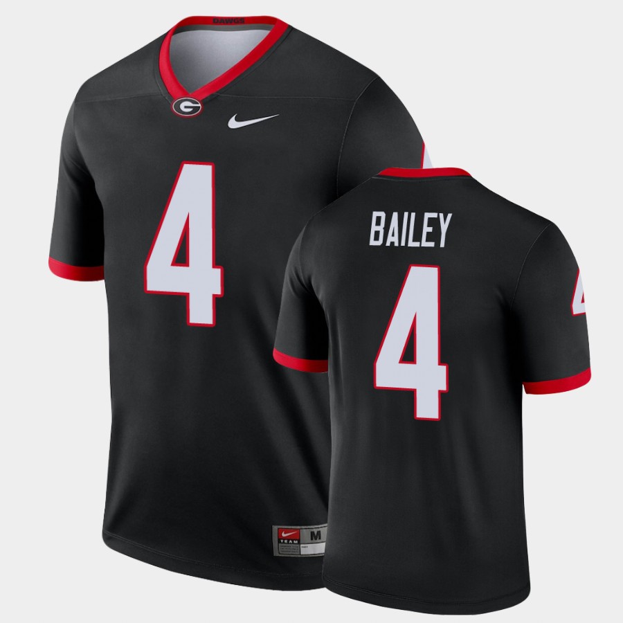 Mens #4 champ bailey Georgia Bulldogs Stitched Nike Black College Football Game Jersey S-3XL 