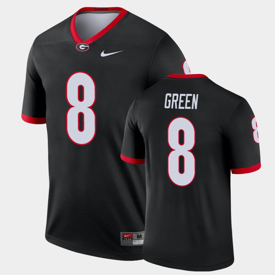 Mens #8 A.J. Green Georgia Bulldogs Stitched Nike Black College Football Game Jersey S-3XL 