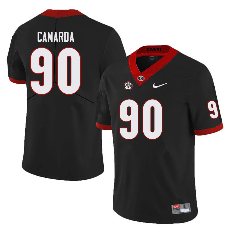 Mens #90 Jake Camarda Georgia Bulldogs Stitched Nike Black College Football Game Jersey S-3XL 
